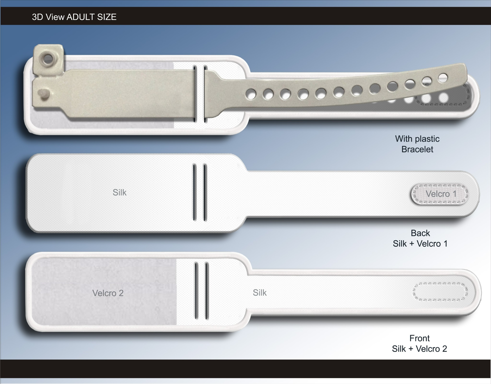 Adult wristband design study
