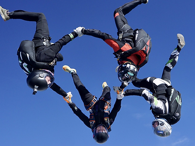 Sky Dive Stock Image