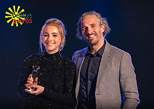 Alyssa Cole with Neil Tillett - Silver Lining Award.jpg