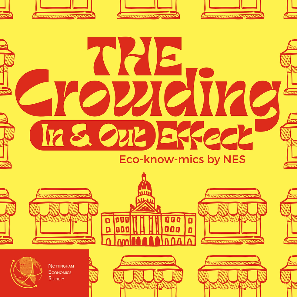 Eco-know-mics #1: The Crowding In & Out Effect
