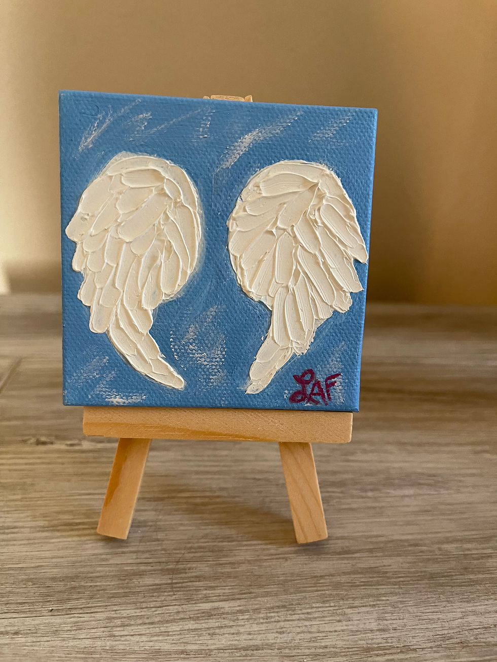 Thumbnail: Angel Wings on Easel