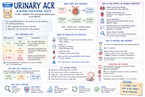 Urine Albumin:Creatinine Ratio ACR