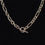 Thumbnail: Vintage sterling fob medal necklace
