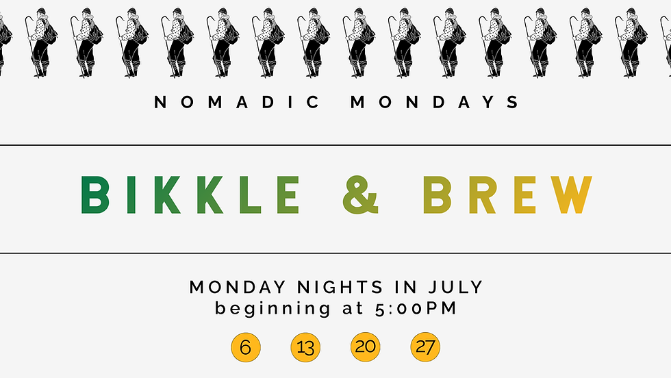 Nomadic Mondays: Bikkle & Brew (Jamaican)