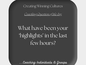 What have been your 'highlights' in the last few hours?