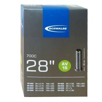 SCHWALBE AV15 700X18-28C 40MM SCHRADER ROAD TUBE