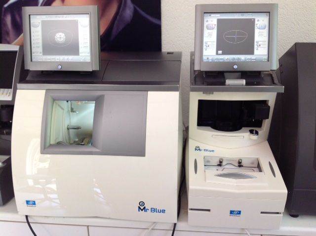 Mr Blue optical lab equipment