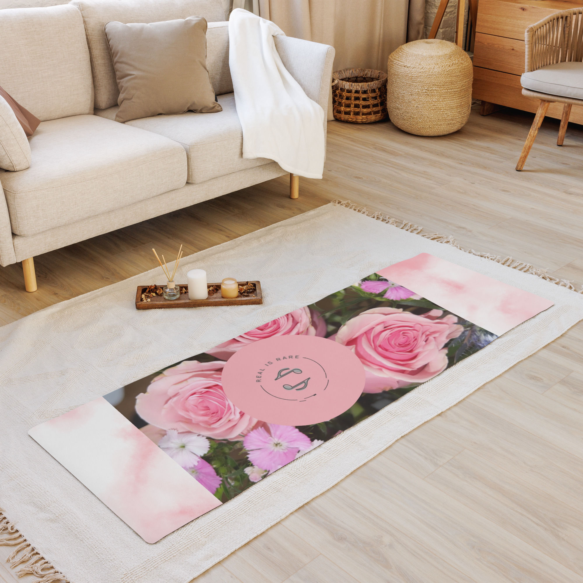 Real Is Rare Yoga mat