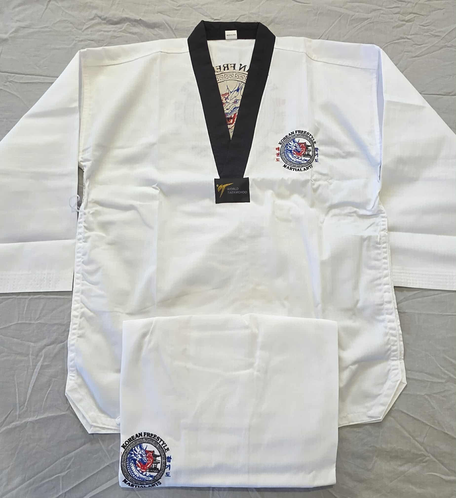 KFMA Black V-Neck Dobok