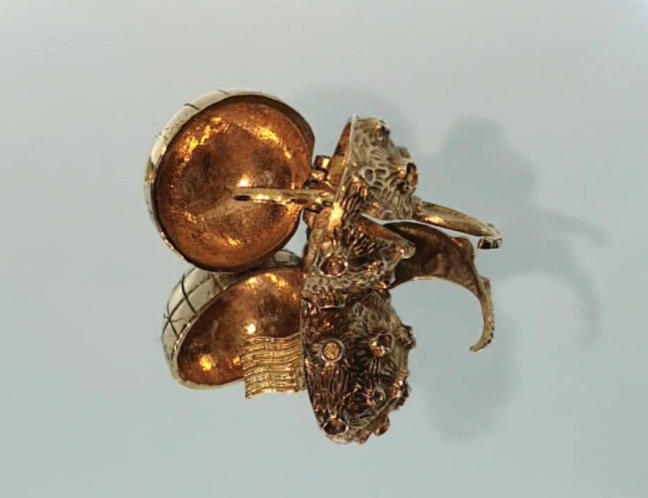 Thumbnail: Video of Rare Moon Landing charm, open