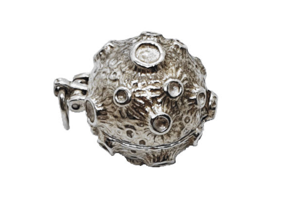 Thumbnail: Vintage Silver Nuvo Planet Alien Charm right view