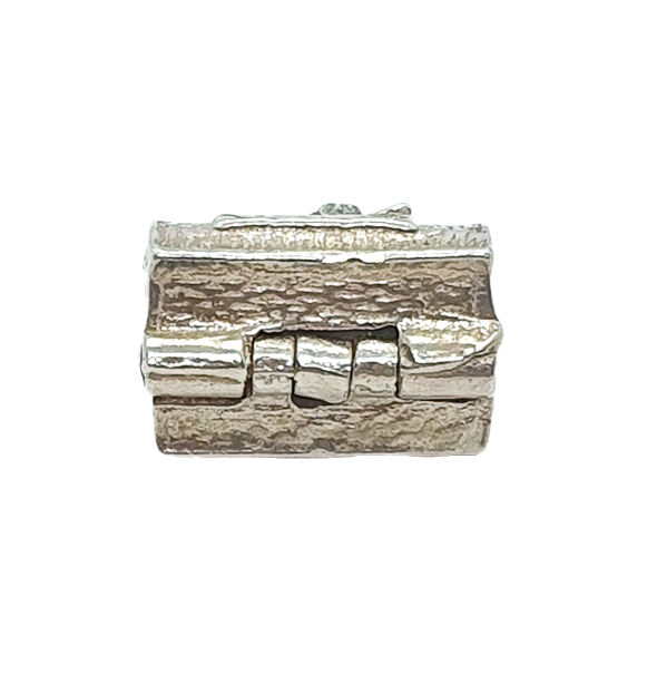 Thumbnail: Vintage silver Doctors' Bag, showing the bottom of the bag