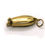 Thumbnail: vintage 9ct gold Speedboat charm, underside view