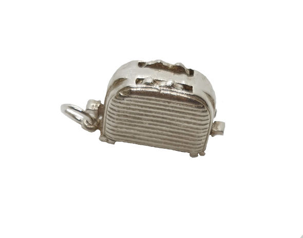 Vintage Sterling Silver Pop-up Toaster Charm