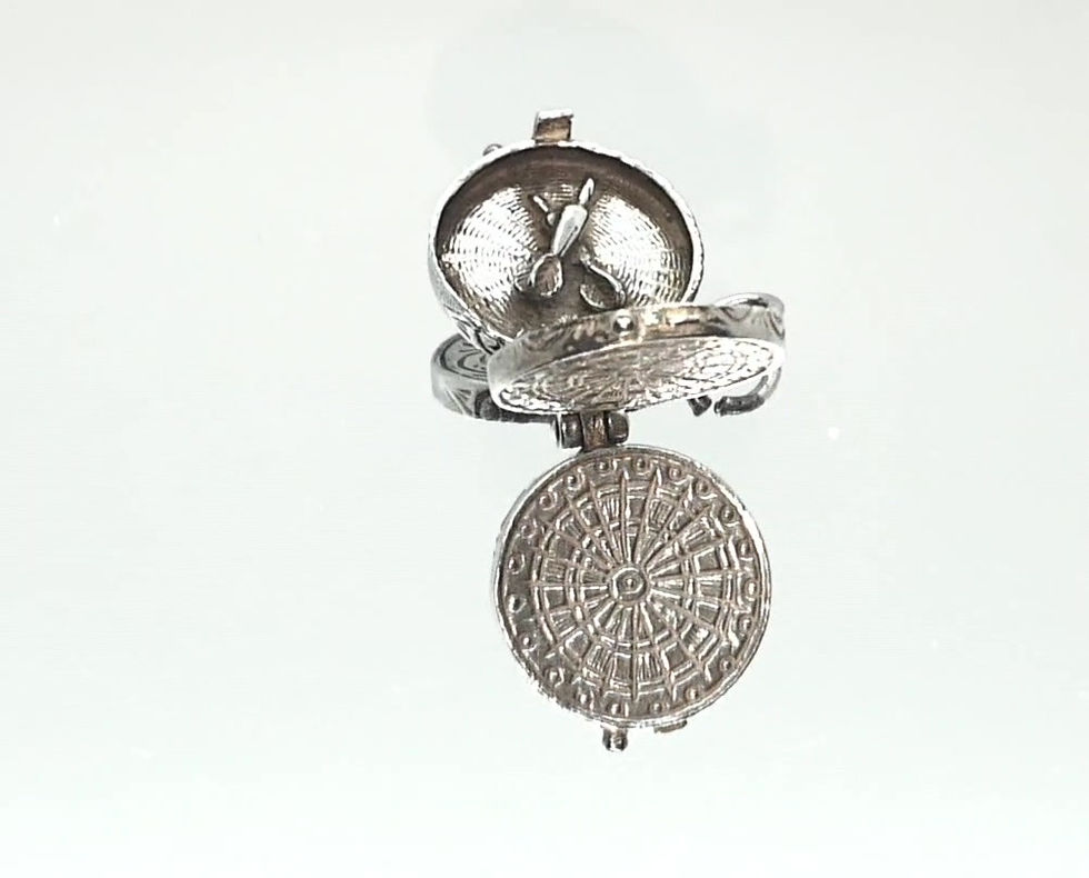 Thumbnail: Video showing Vintage sterling silver Dartboard charm