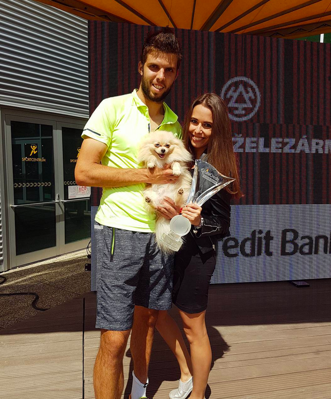 Tennis Player Celebrated Win With His Pup