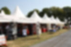 Pagoda shop marquees at Goodwood