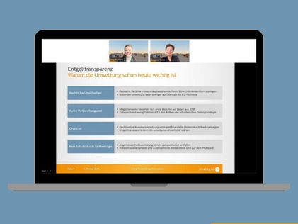Rückblick - Online-Forum Entgelttransparenz