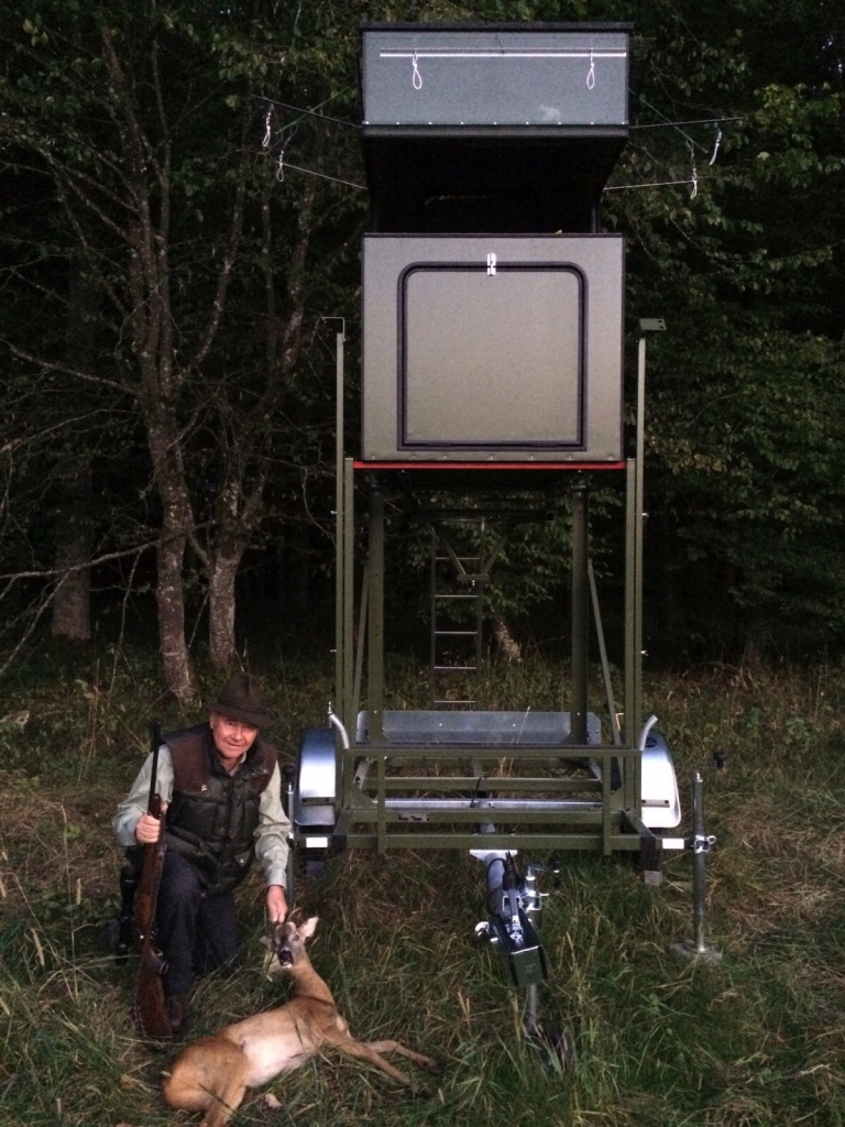 Die mobile Jagdkanzel begeistert
