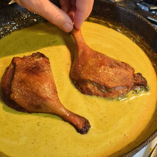 Duck Legs in Curry