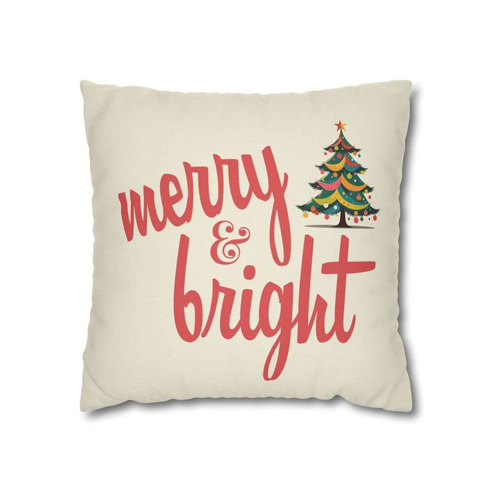 MCM Merry and Bright Pillow