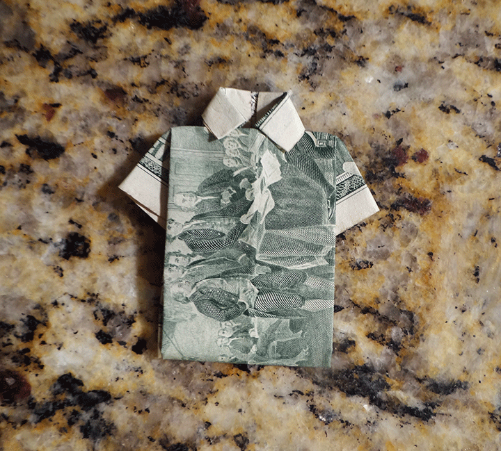 Folded Money Shirt