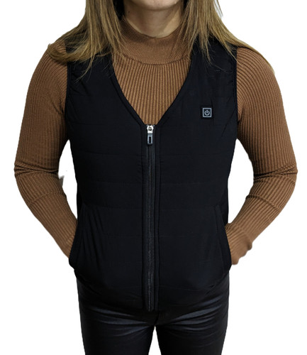 Veste Chauffante USB Pour Homme,gilet D'extérieur En Tissu Thermique Avec Plumes,mode Hiver