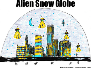 Alien Snow Globe