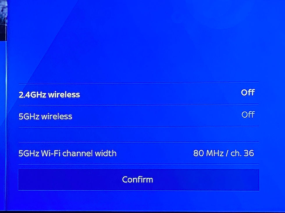 SkyQ Turn off Wireless