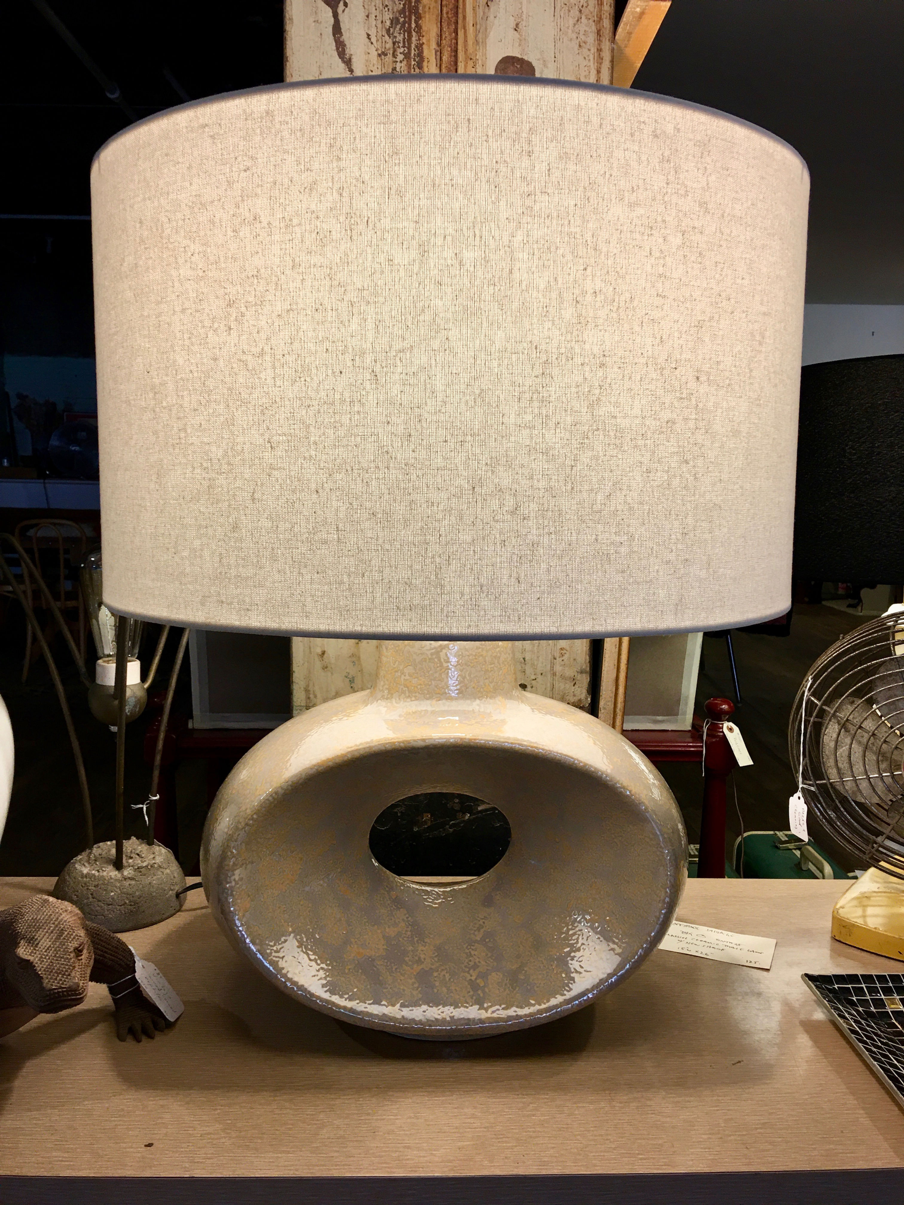 SOLD - Large Mid-Century Ceramic Lamp