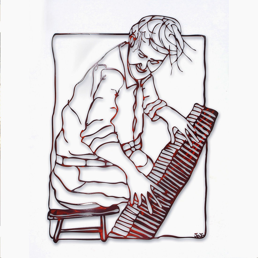 פסנתרן בצבע אחד