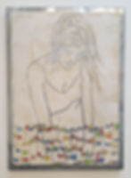 "Picking Flowers" Relief