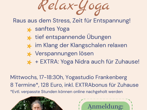 Neuer Mittwochskurs mit Laura