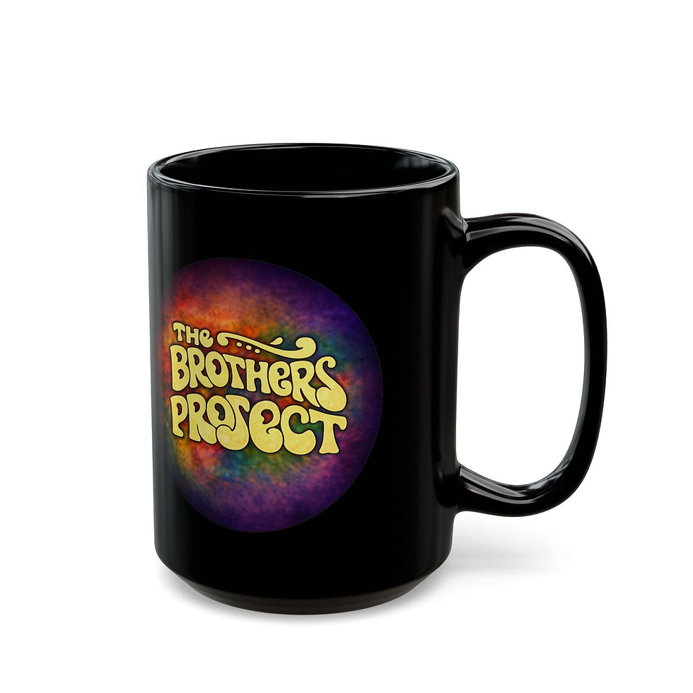 Thumbnail:  Black Ceramic Mug | The Brothers Project Psychedelic Logo Mug 