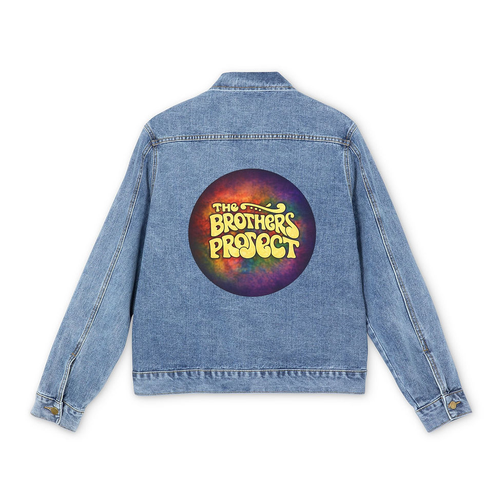 Thumbnail: Denim Jacket | The Brothers Project | Retro Psychedelic Logo