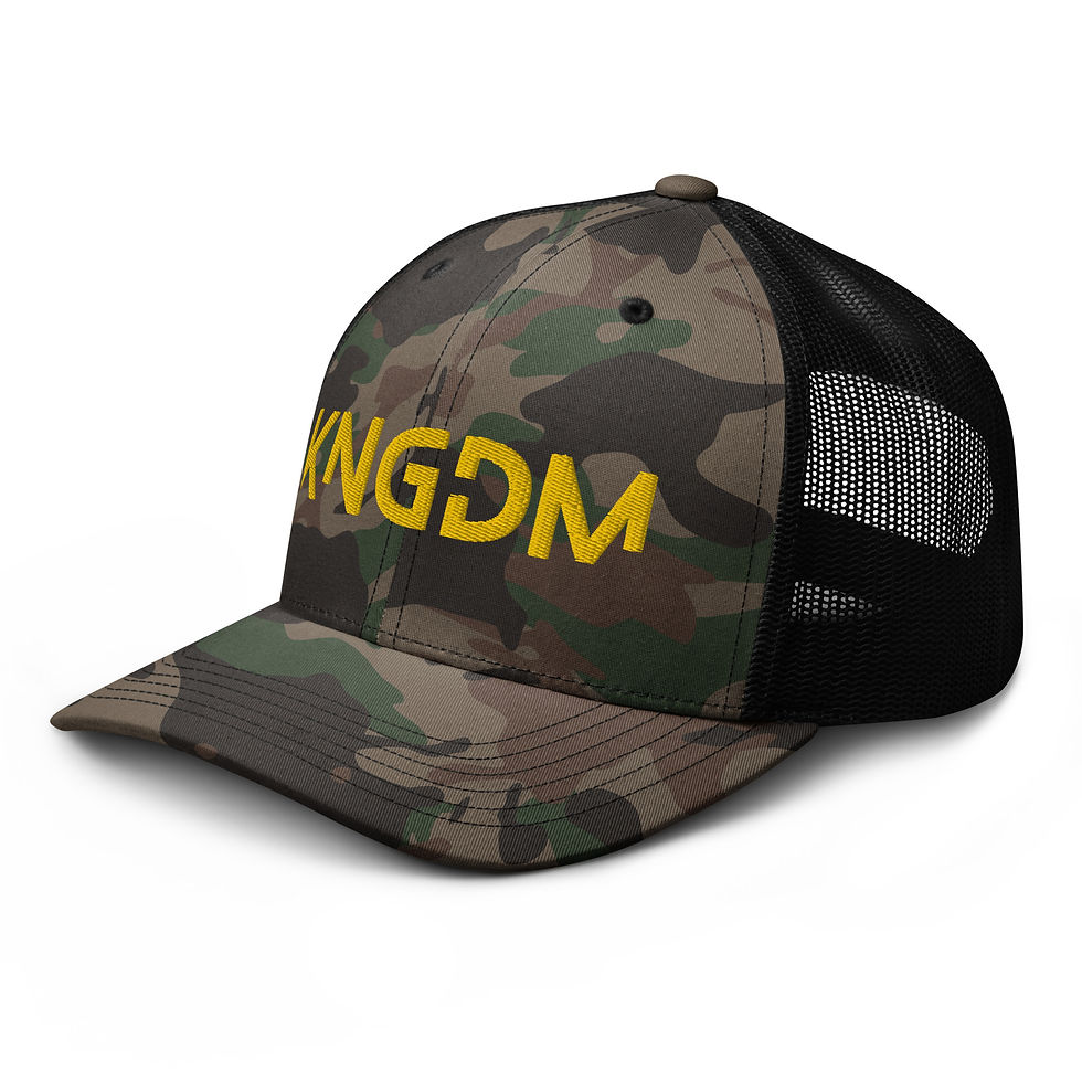 Thumbnail: Camouflage trucker hat - KNGDM