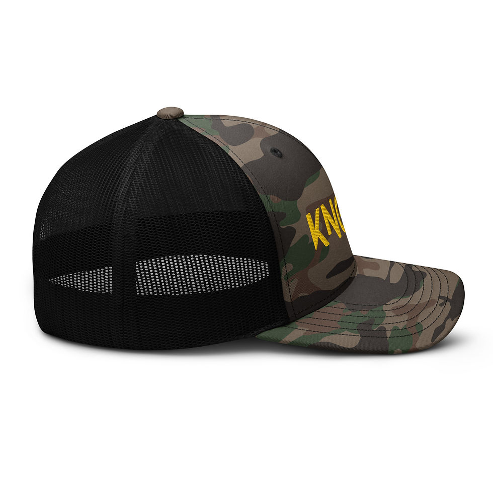 Thumbnail: Camouflage trucker hat - KNGDM
