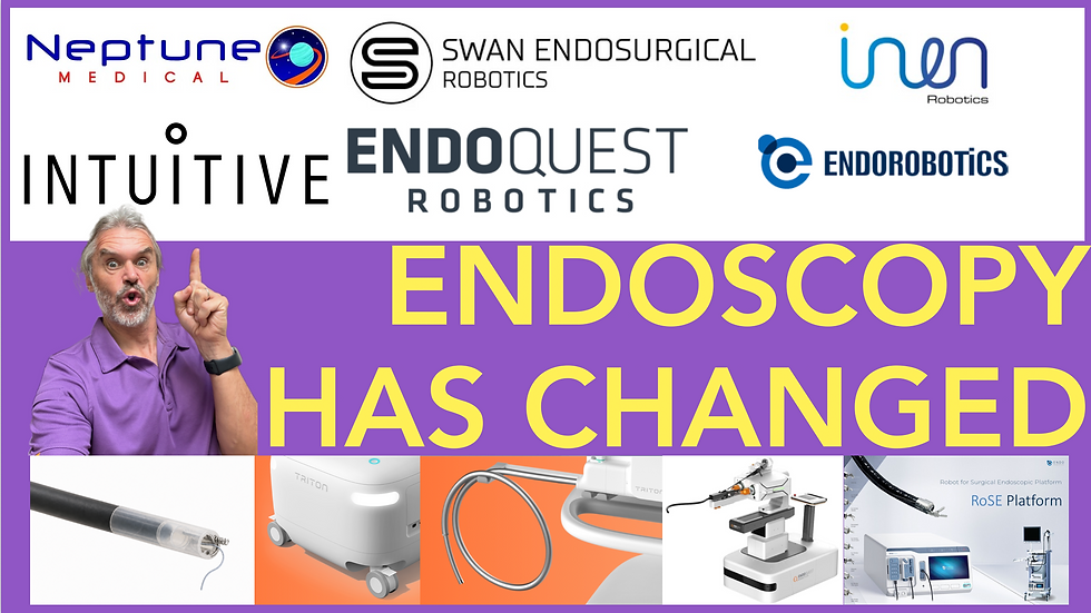 Endoscopy has changed to robotics already - and you missed it