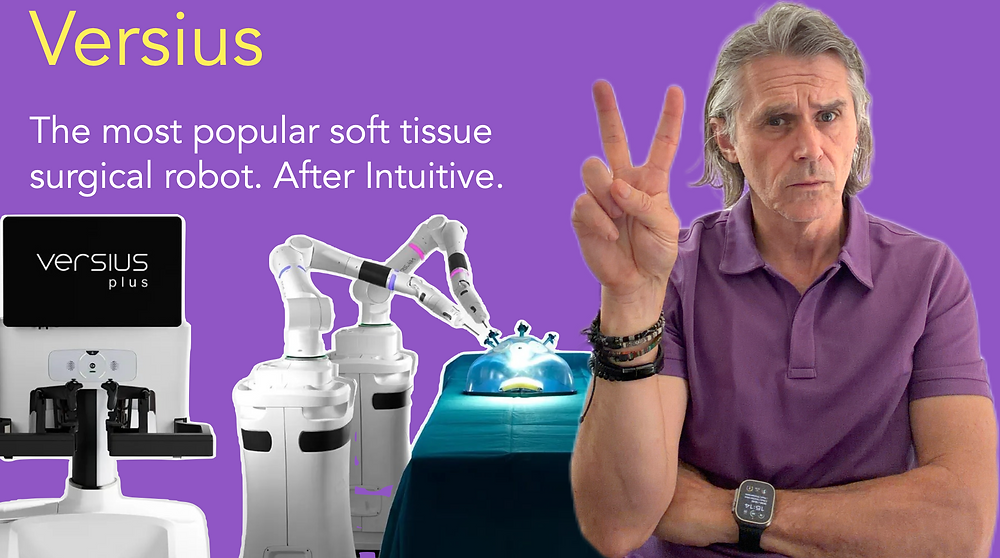 Versius Plus Ras Versius - The most popular soft tissue surgical robot. After Intuitive.