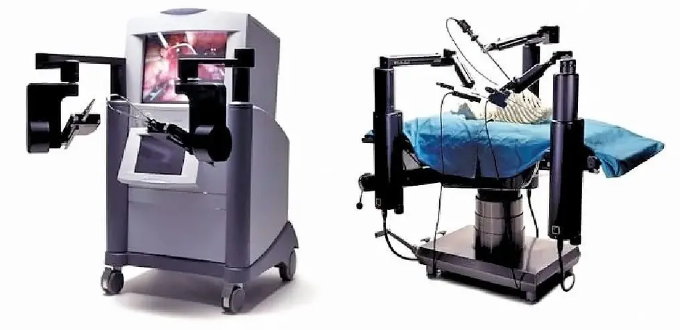 Computer Motion Zeus bed mounted surgical robot