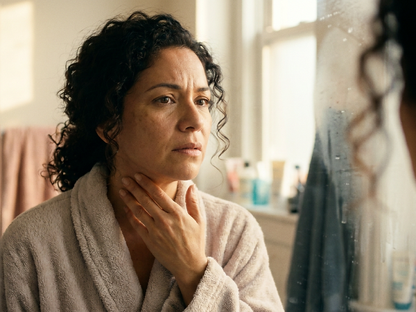 Persistent, painless swelling in the neck, armpit, or groin