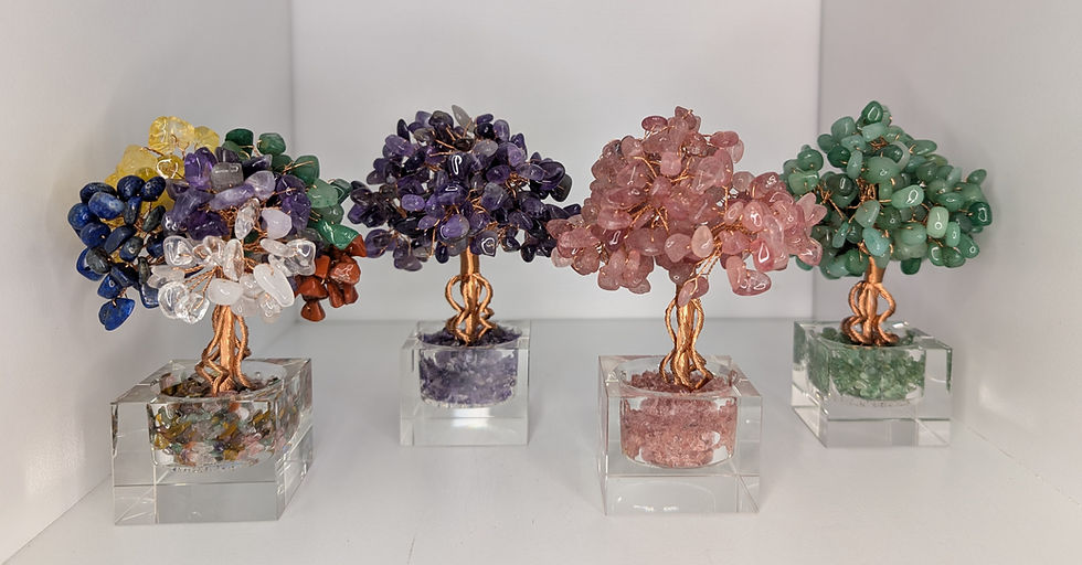 Thumbnail: Chakra Gemstone Trees in Glass Vase