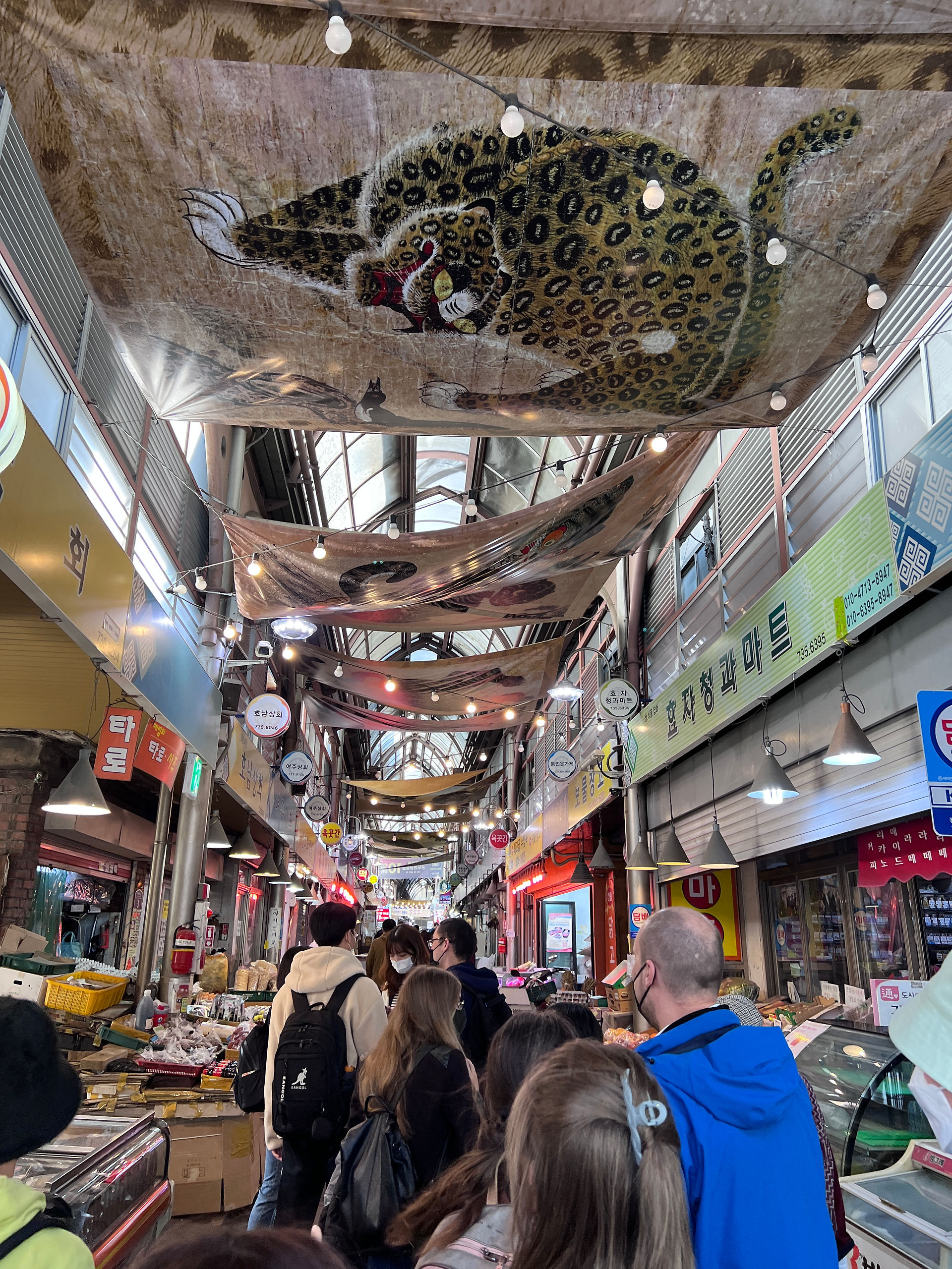 coins and lunchbox cafe in tongin market seoul