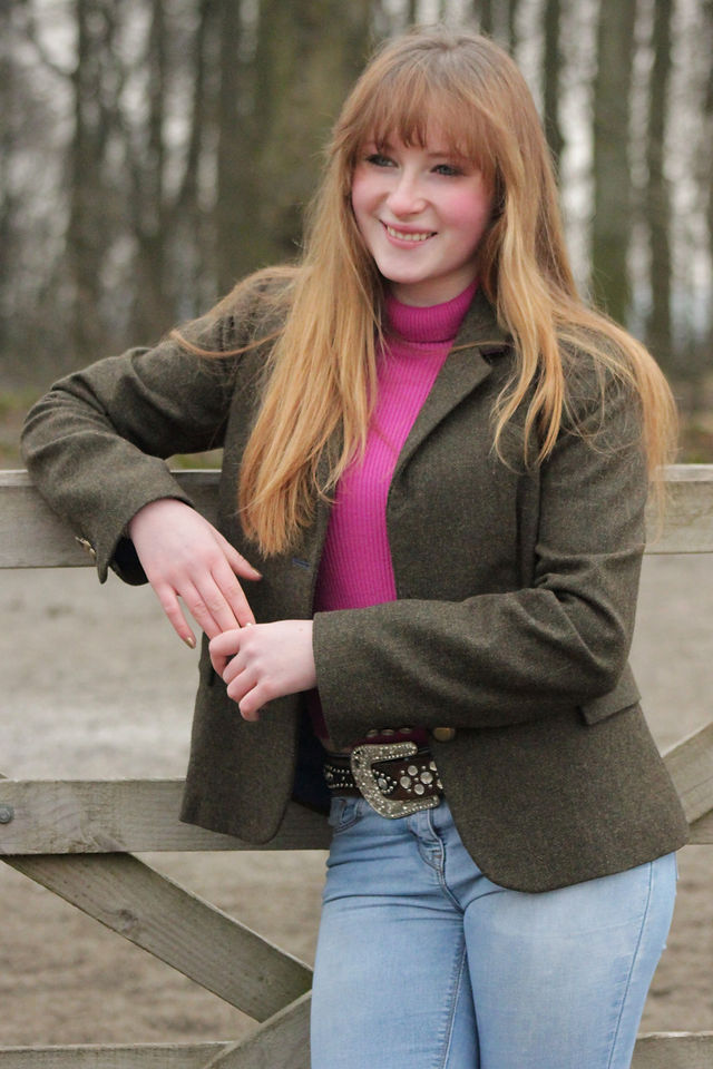 Tottie tweed coat clearance
