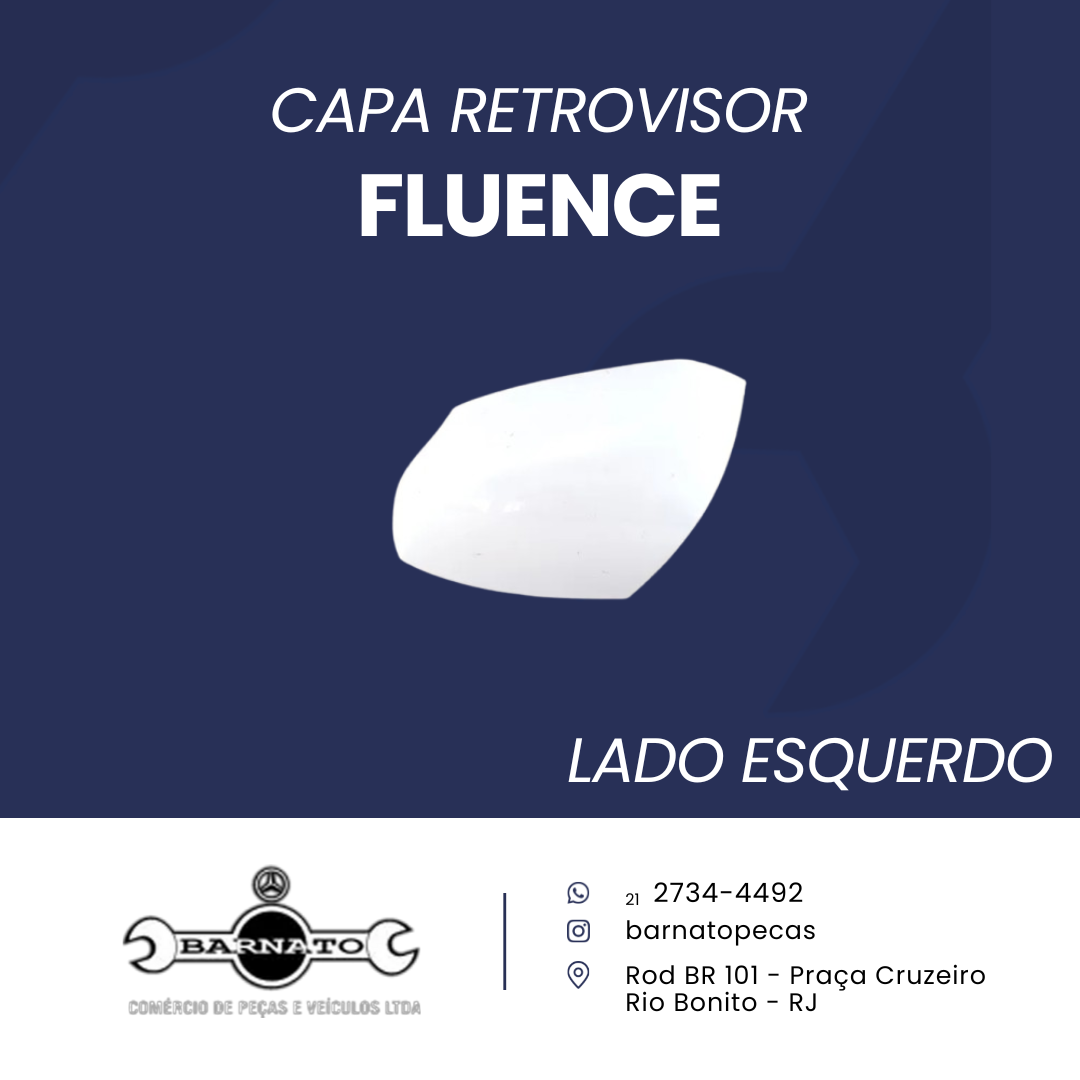 Capa Do Retrovisor Esquerda Renault Fluence 5008111307
