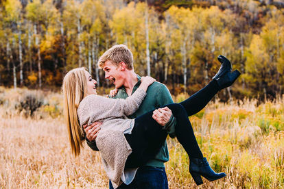 Fall McPolin Farm Engagement Session with Leisha & Cameron by Utah Wedding Photographers James erick Photography Utah