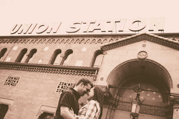 Ogden Union Station Engagement with Erika & Branden by Utah Wedding Photographer James Erick Photography Utah
