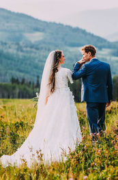 Summer Secret Location High Uintas Bride and Groom Session with Eliza & Skot 5