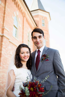 Fall Provo City Center Temple Wedding: Emily & Jonathan by Utah Wedding Photographer James Erick Photography Utah