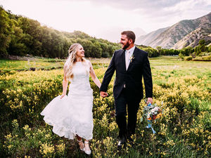 Spring Big Springs Park Bride & Groom Session with Carly and Chase